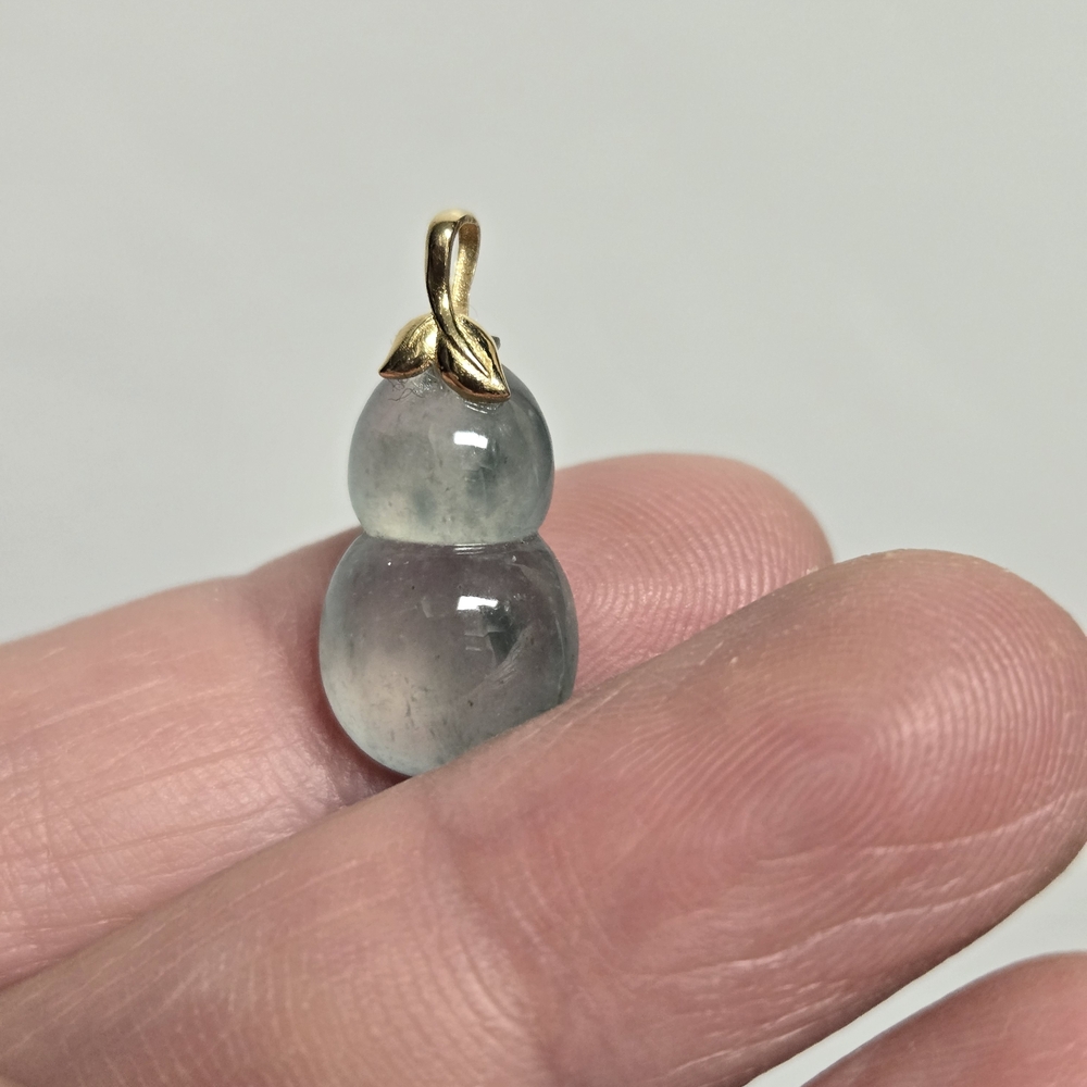 Elegant Gold and Gray Pendant